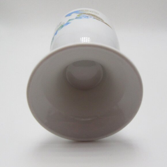 Vintage ceramic Kiddush wine cup - Judaica - Shabbat blessing "creates the vine" - Picture 7 of 7